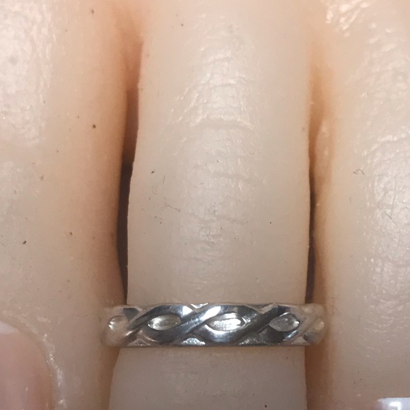 Toe Ring- Infinity Sterling Silver Adjustable Toe Ring- Infinity Toe Ring- - Picture 3 of 6